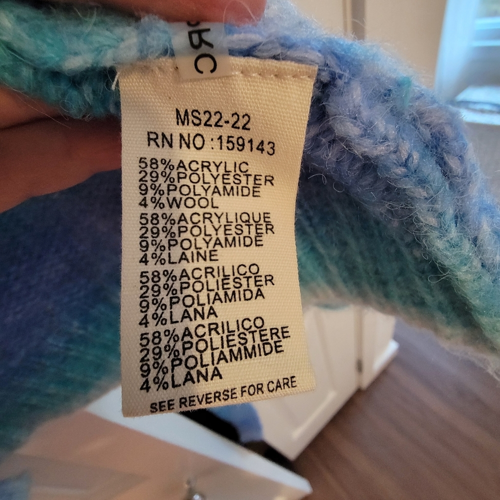Ombre Cardigan with Belt - Picture 7 of 8